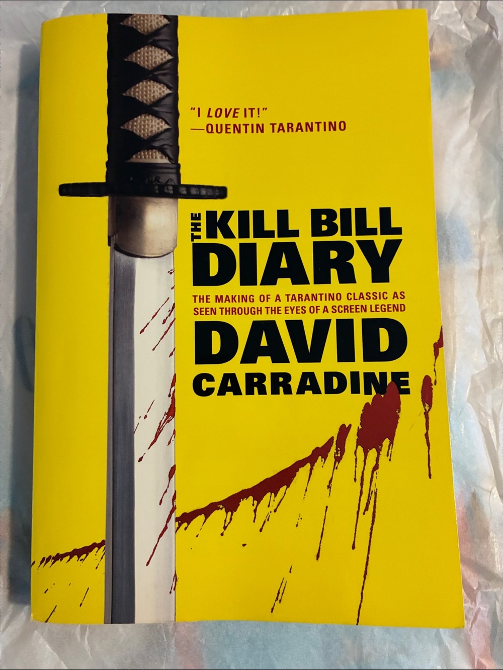 The Autographed “The Kill Bill Diary” book